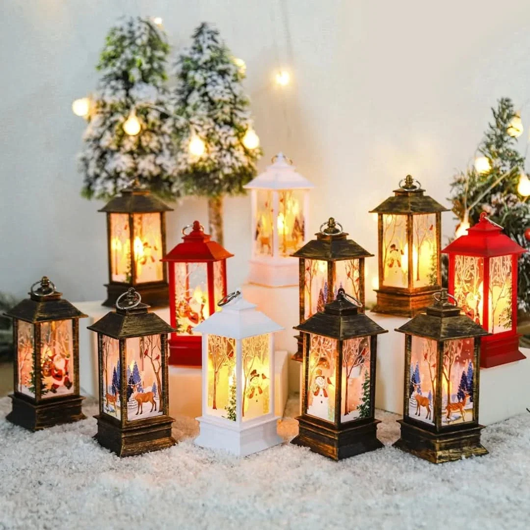 LED Kerstlantaarn Verlichting - Afbeelding 8